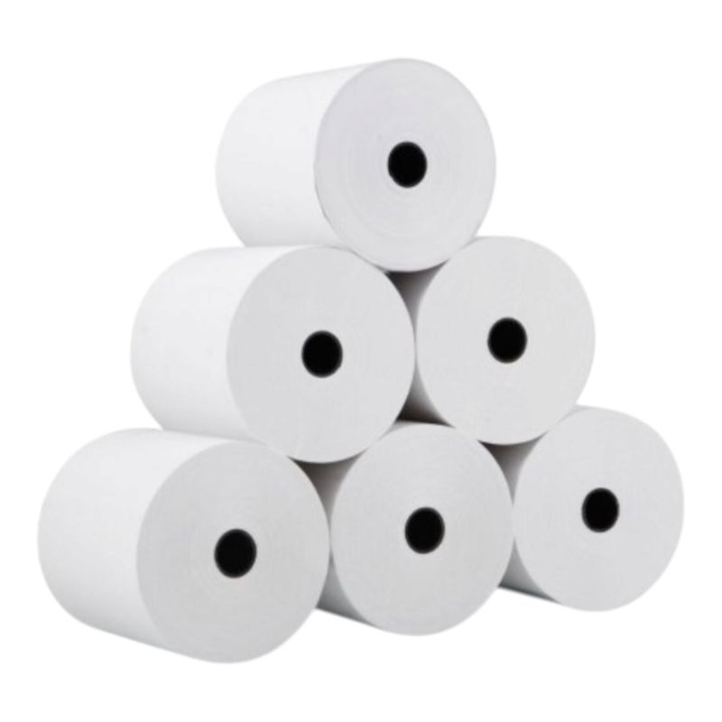 Bobina Térmica Branca 80x30 caixa com 10 / 20 ou 30 unidades, Para Cupons Fiscal e Pedidos