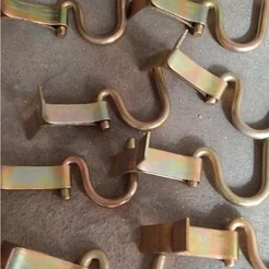 Gancho armador de rede tipo chumbar reforçado dourado amarelo