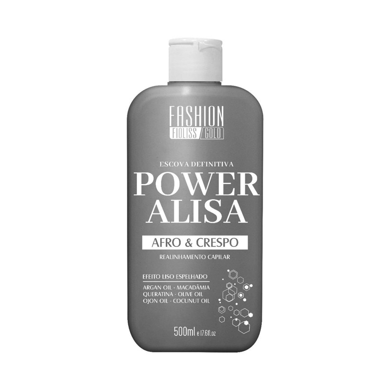 SELANTE DEFINITIVA POWER ALISA AFRO E CRESPO MÁSCARA EDUCADORA FASHION FIOLISS GOLD 500ML