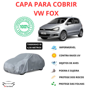 Capa de Cobrir Carro VW FOX com Ótima Qualidade Resistente Proteção Raios UV, Chuva, Poeira  M em Oferta na Shopee