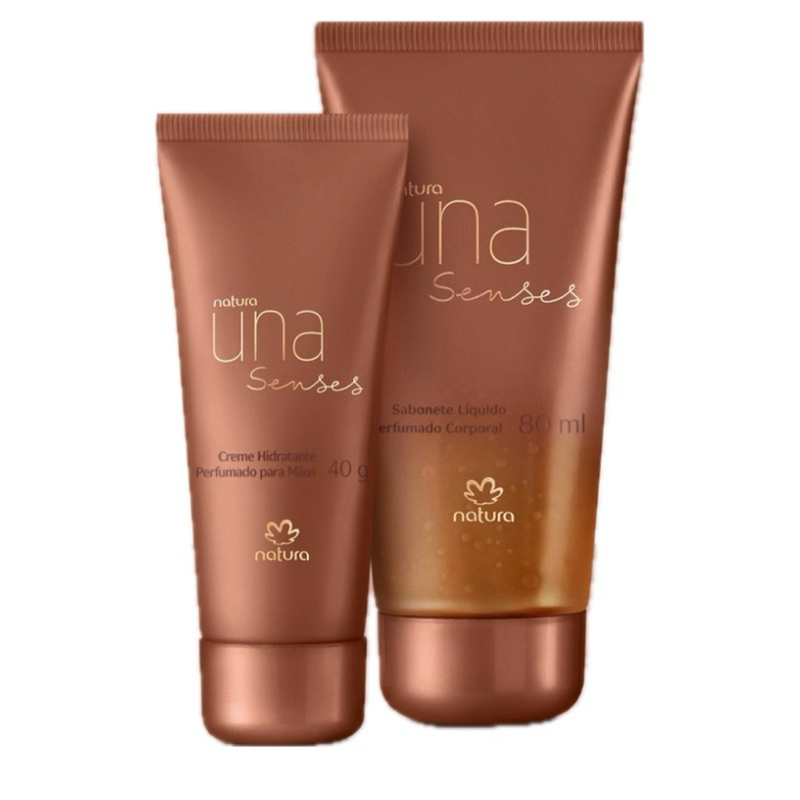 Natura Una Senses kit 2 itens + sacola de presente