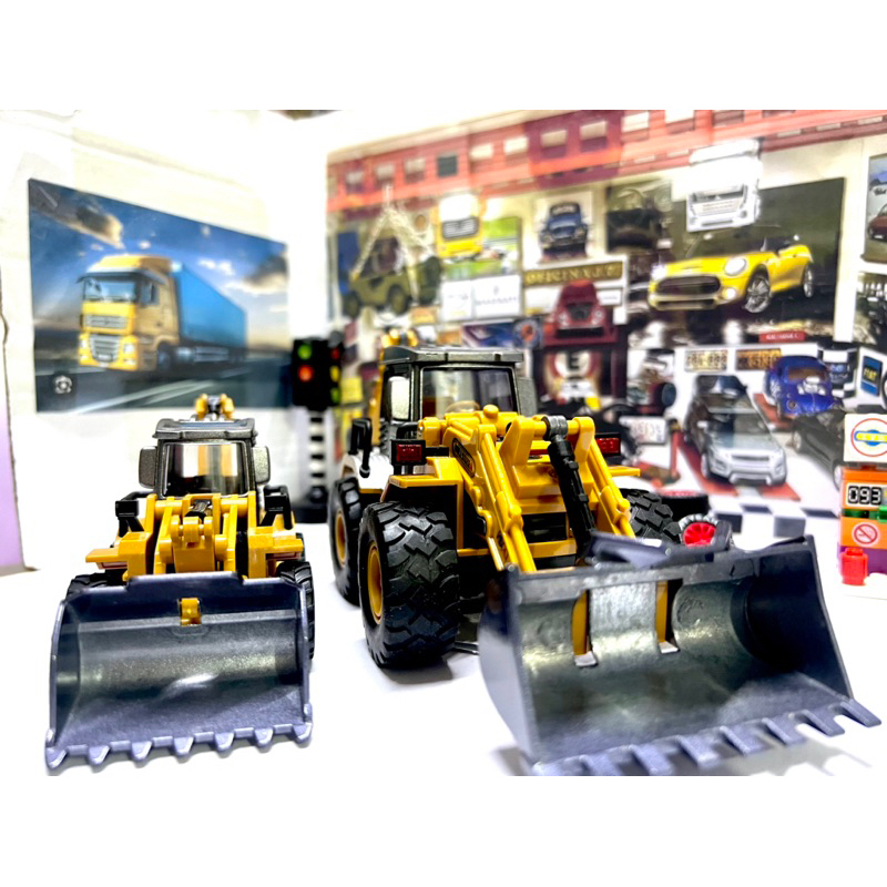 Brinquedo Trator Escavadeira Guindaste Diecast Decoração