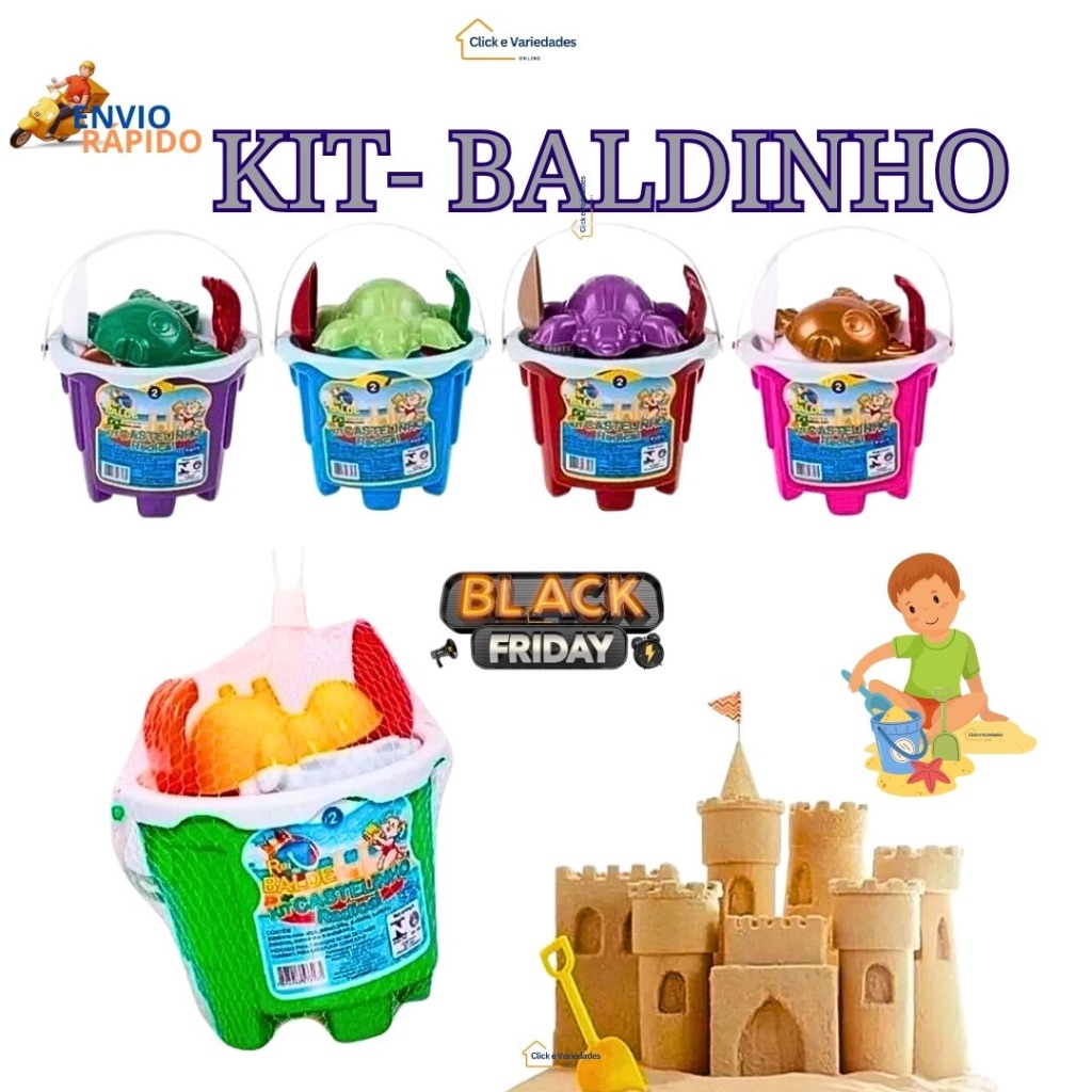 KIT - BALDINHO DE PRAIA RESISTETE - BALDINHO DE PRAIA