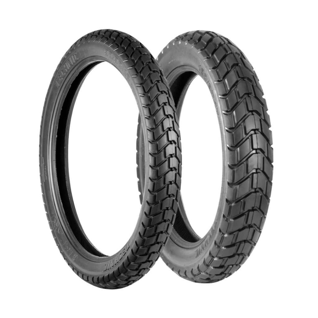Par Pneu Dianteiro e Traseiro 90/90-19 + 120/90-17 Technic T&C C/C (TT)