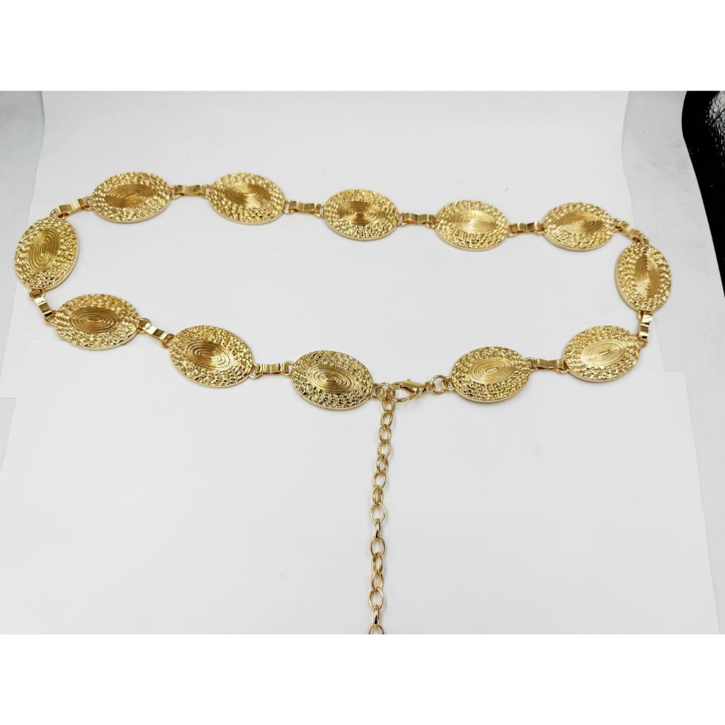 Moda feminina cinto vestido ouro prata estilo cinto de metal em Oferta na Shopee