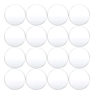 Kit Base Redonda Acrílico Transparente Para Biscuit e Artesanato com 15 Unidades em Oferta na Shopee