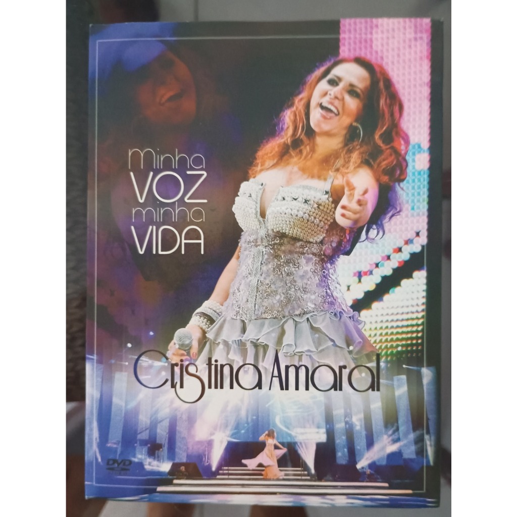 Cd + Dvd Cristina Amaral - Minha Voz Minha Vida