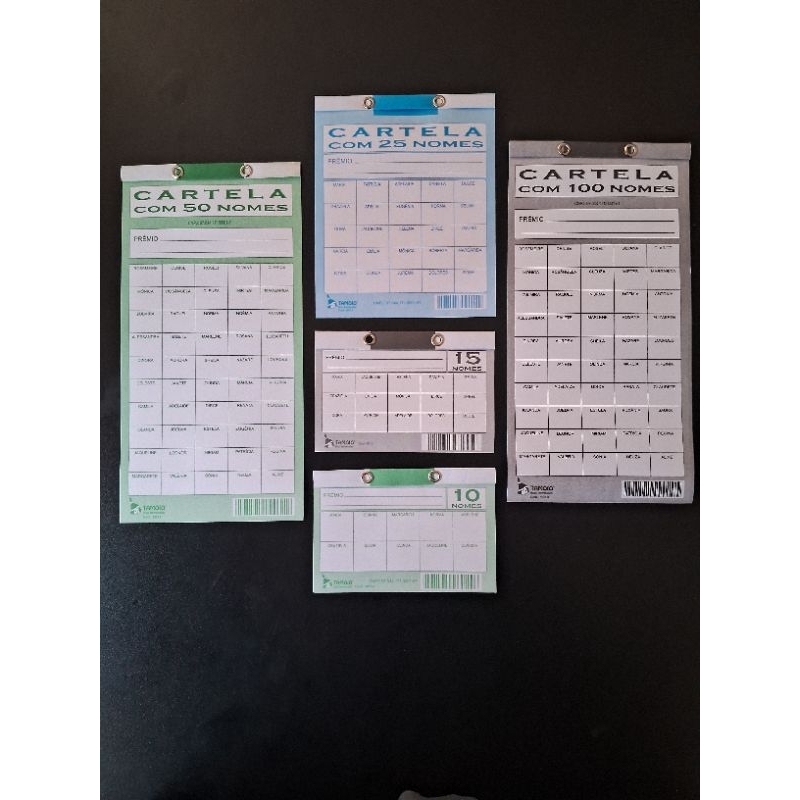 kit REV RIFA 10 15 25 50 E 100 NOMES em Oferta na Shopee