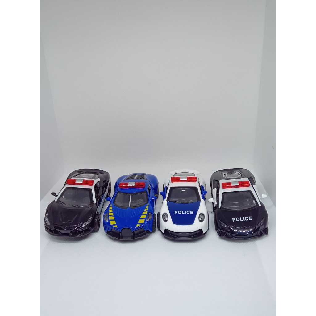 Kit 4 Miniaturas Policia escala 1/45 em Metal Abre Portas
