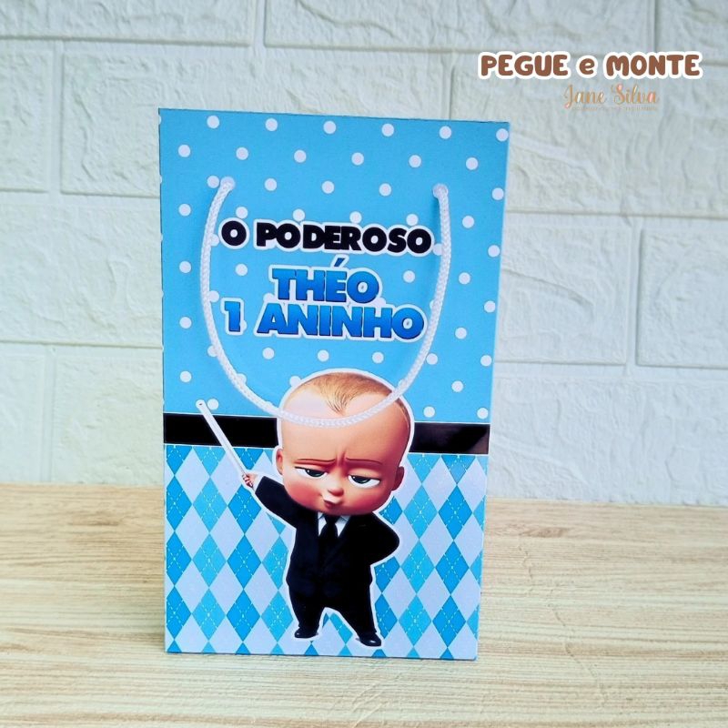 Sacolinha Surpresa Poderoso Chefinho - Personalizados - Lembrancinha - Festa Infantil - Aniversário / PEGUE E MONTE