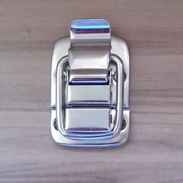 Fecho Niquelado para Mala|Case de Instrumentos Musicais|Baus-Kit 2 ou 4 Peças-Produto Novo