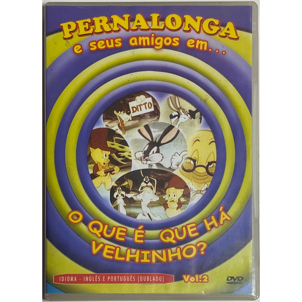 Pernalonga e seus Amigos em - O Que é que Há Velhinho? - DVD Original - Raridade