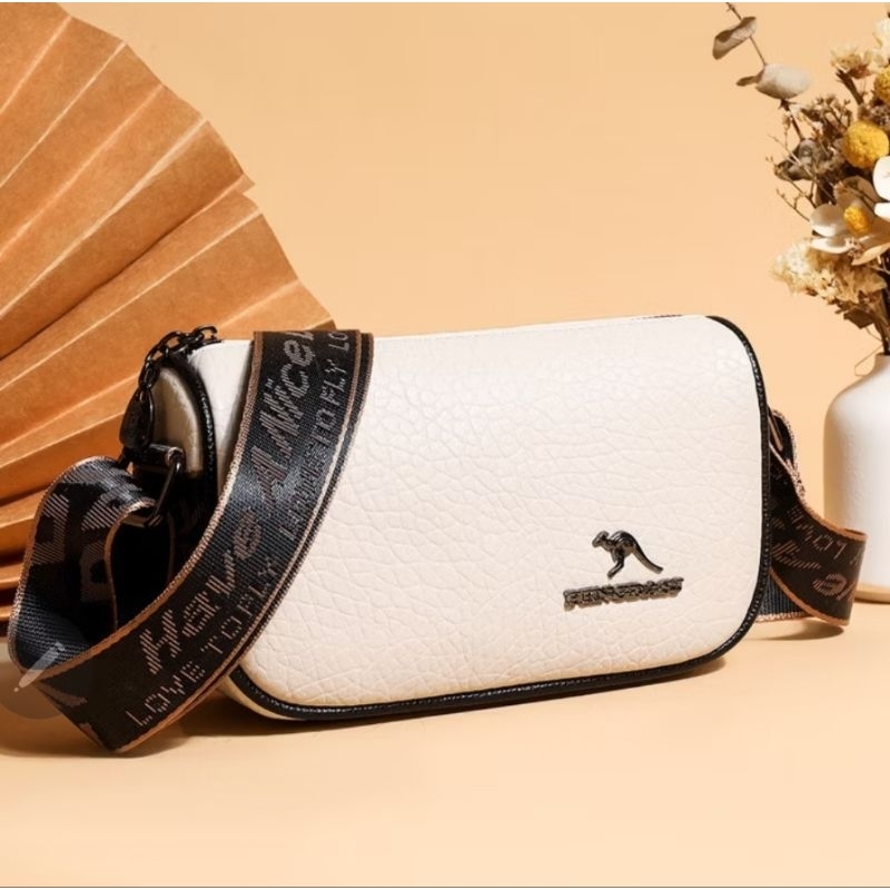 Bolsa Feminina De Couro Sling Para Mulher Mão Beg