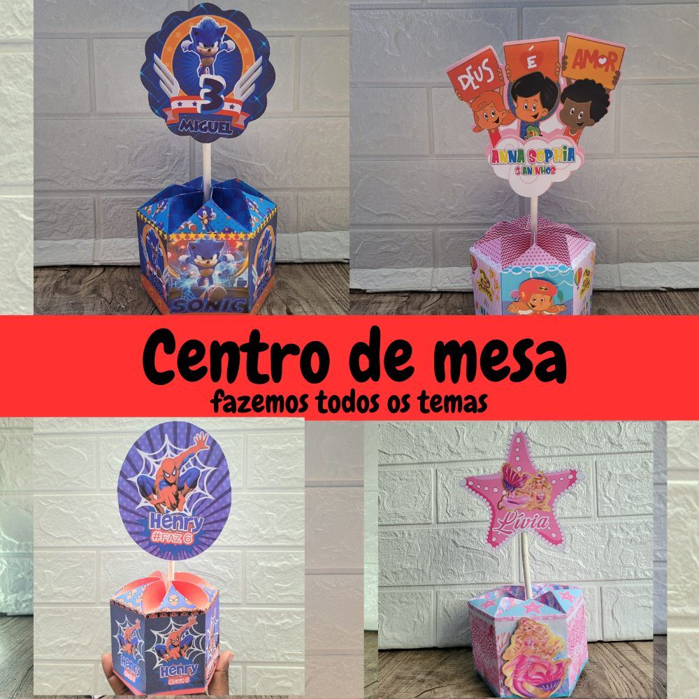 Arranjo de Mesa para Aniversário Enfeite: Onde Comprar | BuscaProdutos