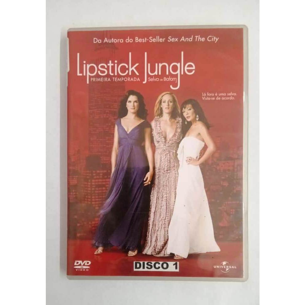 DVD BOX série Lipstick Jungle selva de batom 1ª temporada 2 discos mídia física original cxa