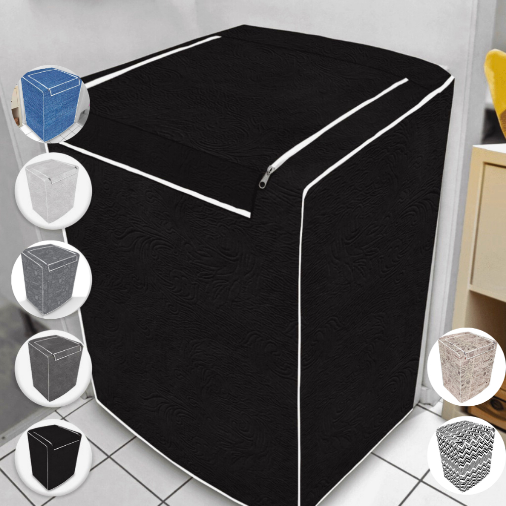 Capa Impermeável para Máquina de Lavar com Zíper Compatível com Electrolux Brastemp Todas as Marcas