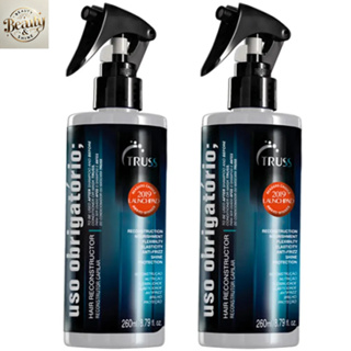 -2 Uso Obrigatório Truss 260ml Tratamento Reconstrutor Protetor Térmico Restauração em Oferta na Shopee