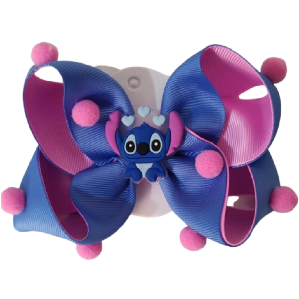 Laço Stitch Infantil para Meninas - Azul em Oferta na Shopee