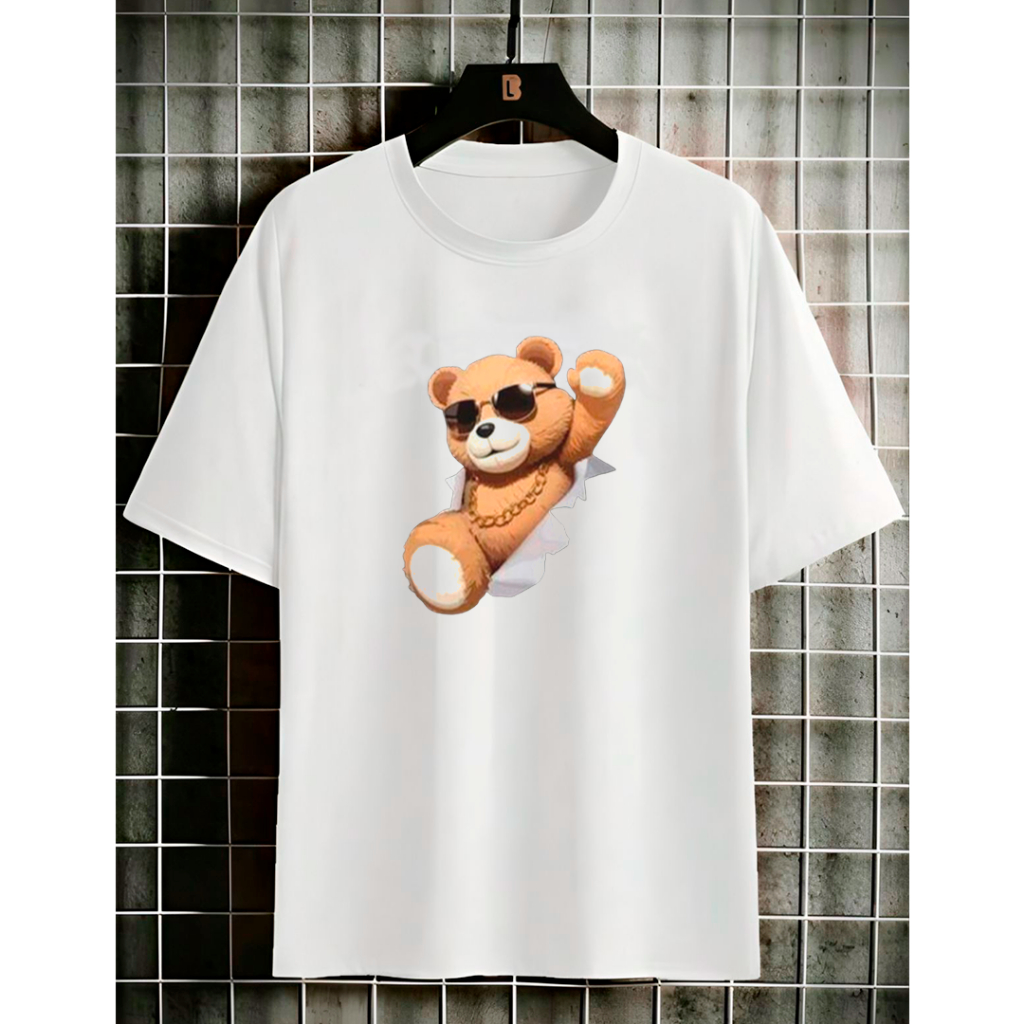 Camisetas Branca Estampada Unissex Camiseta Algodão Manga Curta Camisa Branca Gola Redonda 100% Algodão 30.1