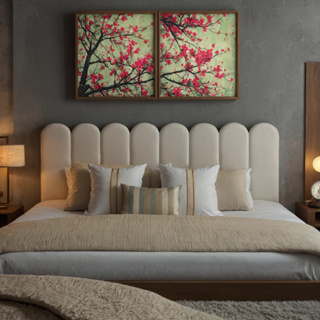 Kit Cabeceira de Cama Box Casal King Solteiro Queen Modulada 45cmx20cm Nuvem - VÁRIOS OPÇÕES DE KITS em Oferta na Shopee