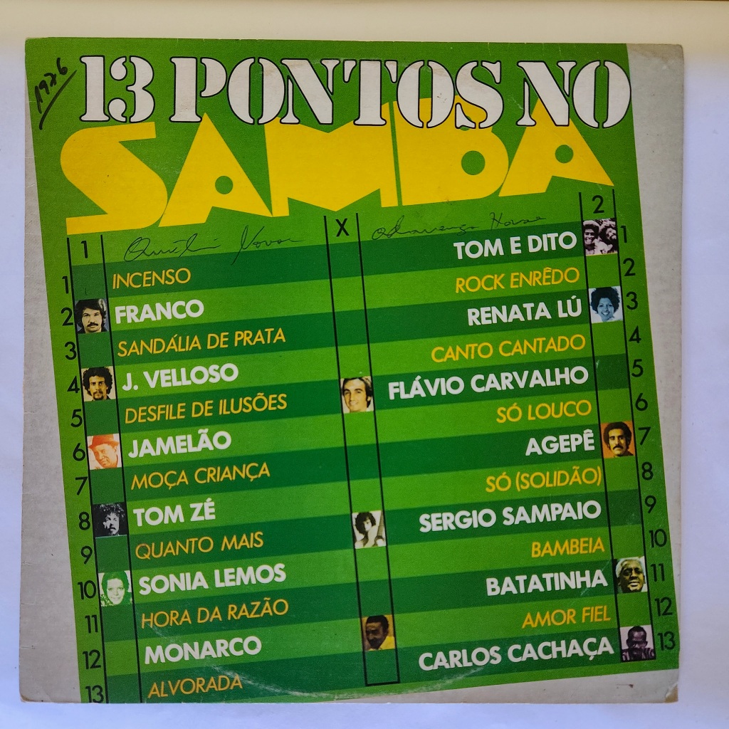 LP/Vinil Compilação - 13 pontos no samba