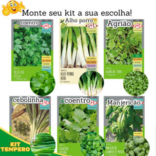 640 Sementes De Temperos 6 Tipos Temperos Diferentes Os Mais Procurados!! em Oferta na Shopee