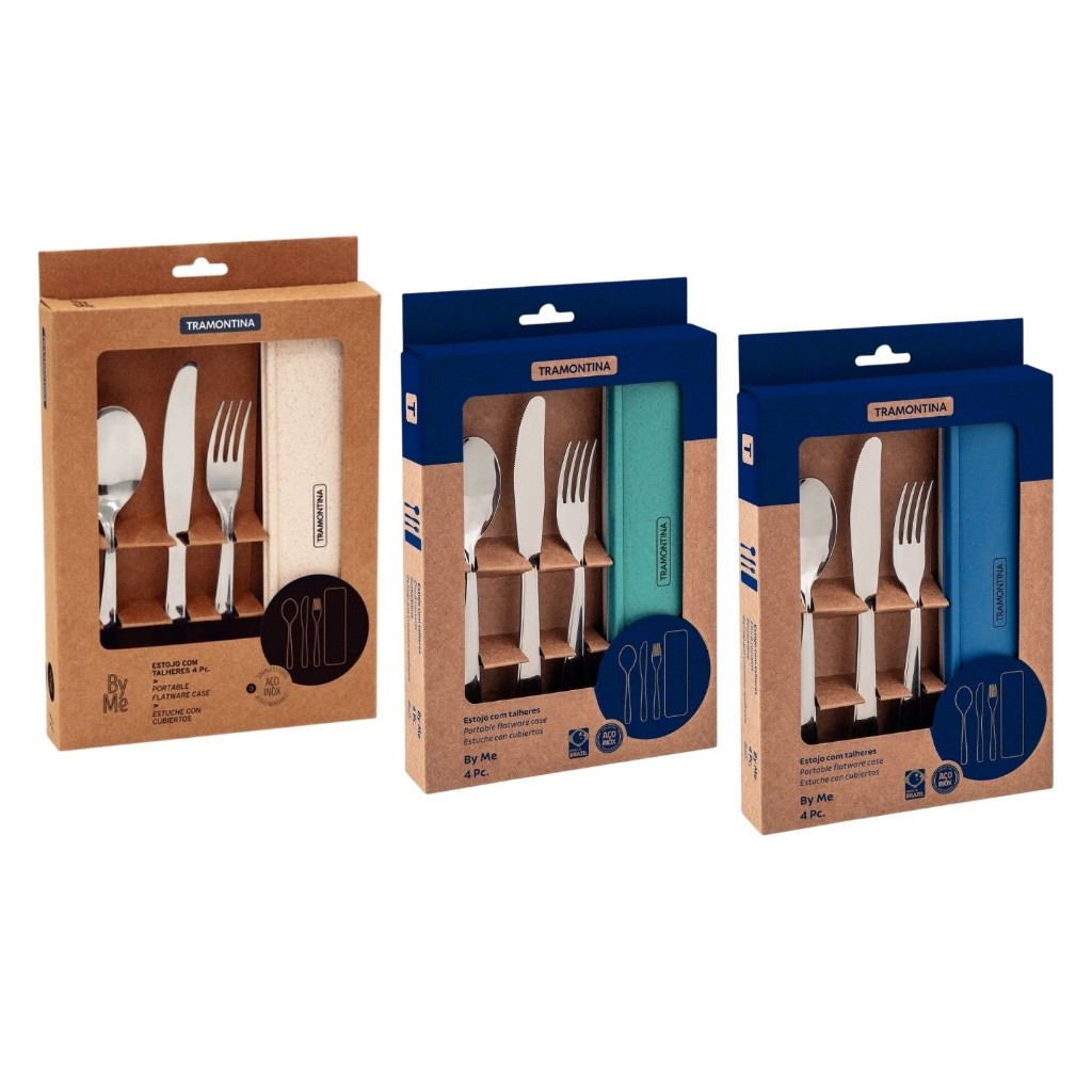 ESTOJO PARA TALHERES BY ME TRAMONTINA em Oferta na Shopee