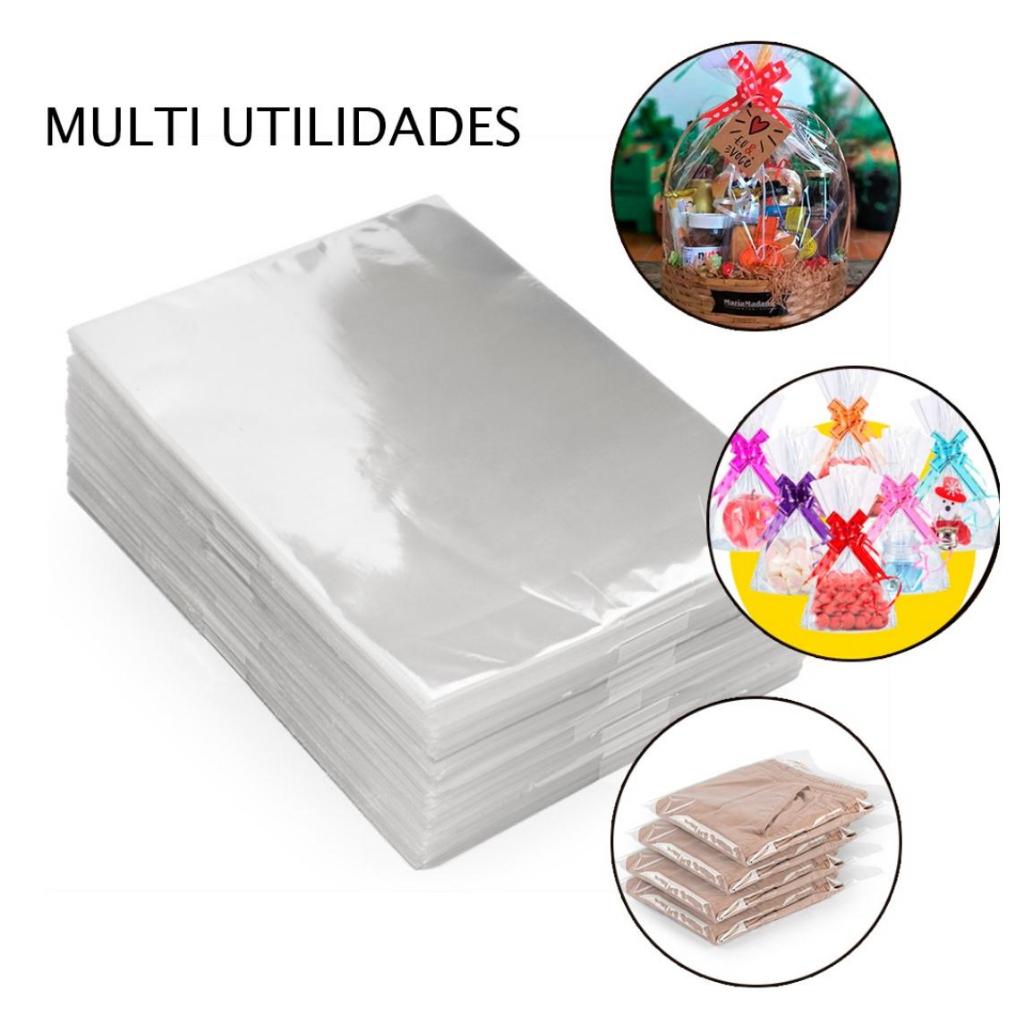 sacolinha crista saco plástico incolor transparente varias medidas alta qualidade em Oferta na Shopee
