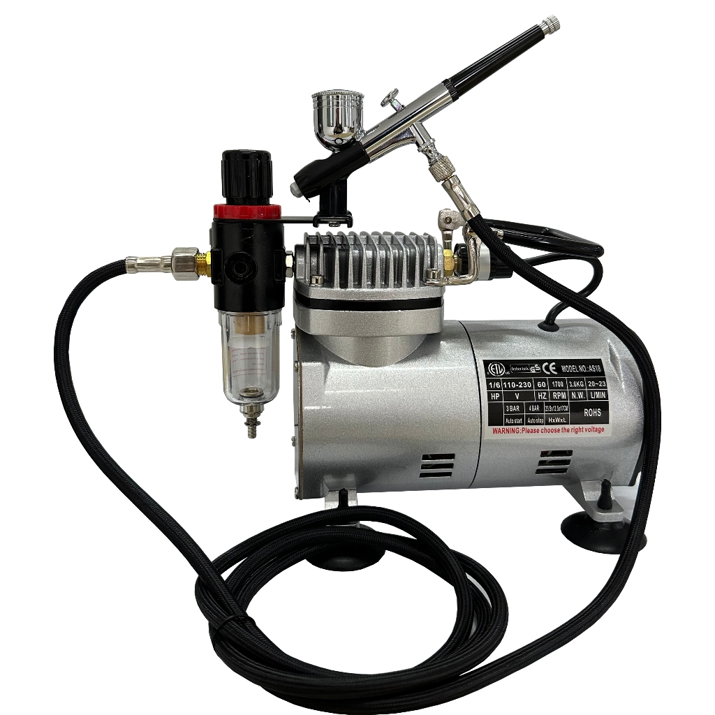 Kit Aerografo Compressor 110/220 Profissional + Aerografo em Oferta na Shopee