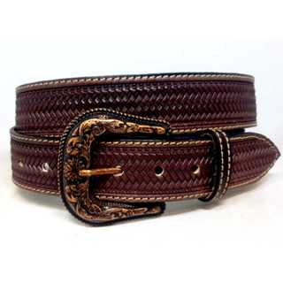 CINTO COUNTRY DE COURO LEGITIMO ENTALHADO R-601 - ESCAMA- ***PREÇO ESPECIAL*** em Oferta na Shopee