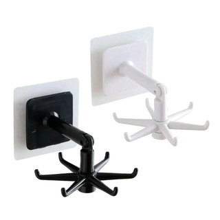Gancho Rotativo Com Cabide Giratório Suporte De Utensílios Para Casa e Cozinha Articulado em Oferta na Shopee
