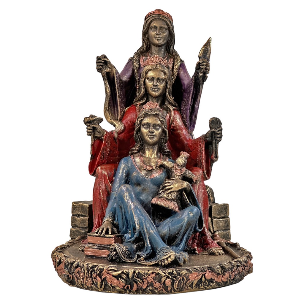 Tríplice Deusa Wicca Fases Da Lua Virgem Mãe E Anciã Resina