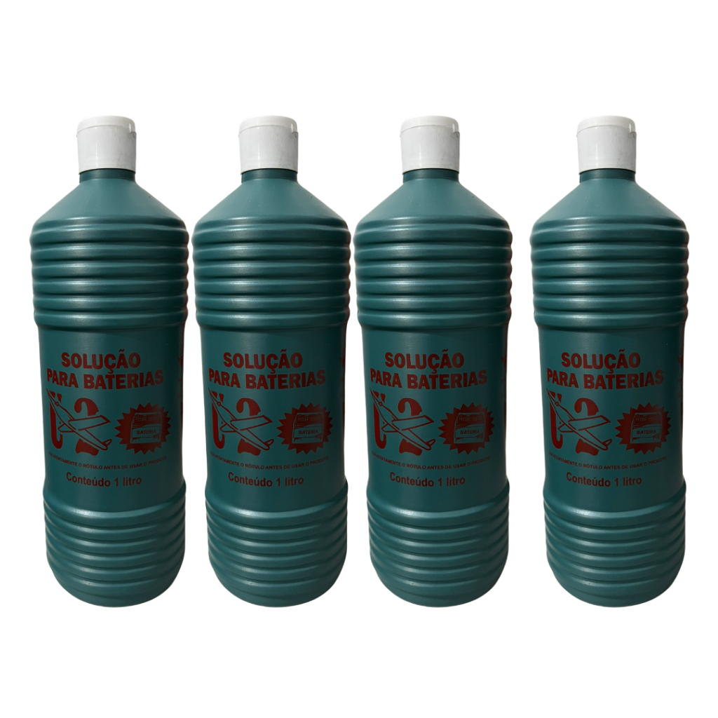 4 LITROS DE SOLUÇÃO PARA BATERIAS SOLUCAO DE BATERIAS em Oferta na Shopee
