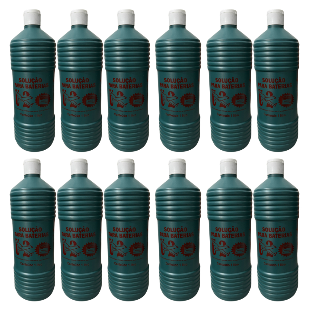 12 LITROS DE SOLUÇÃO PARA BATERIAS SOLUCAO DE BATERIAS em Oferta na Shopee