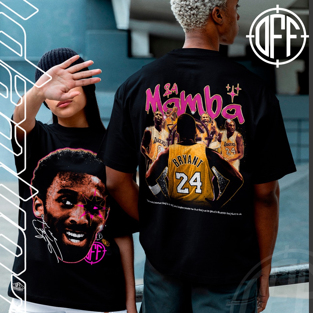 Camiseta Streetwear Basica Ou Oversized Lenda Do Baquete Kobe Bryant Mamba Off Concept Unissex
