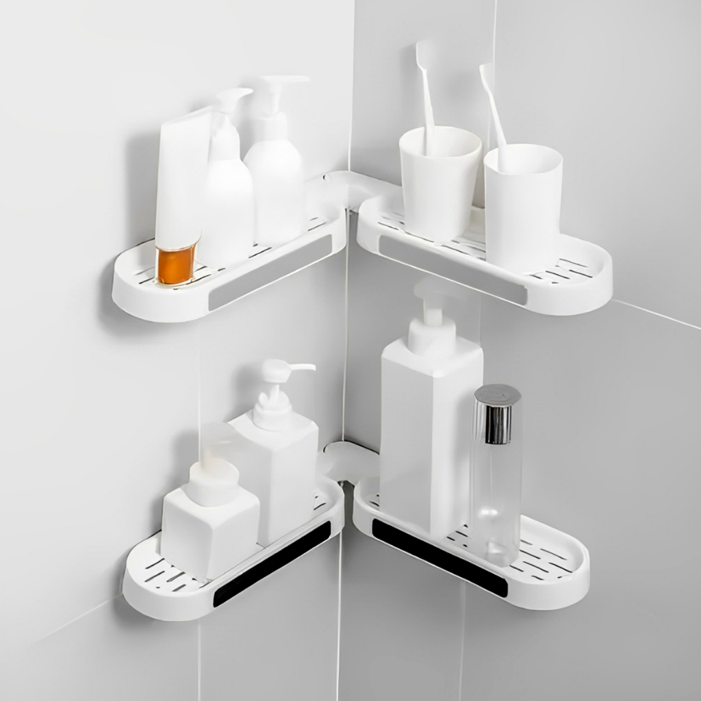 Prateleira de Parede para Banheiro Organização e Estilo Moderno - Home & Living