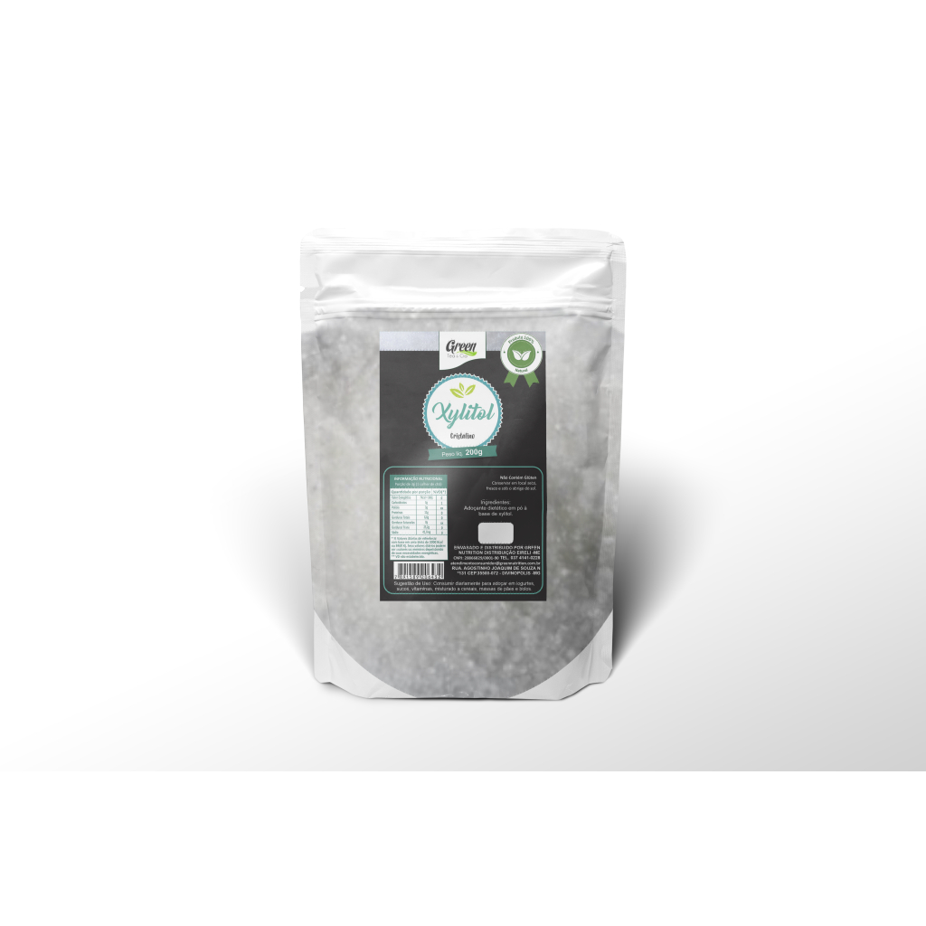 XYLITOL CRISTAL 200G GREEN TEA & CIA
