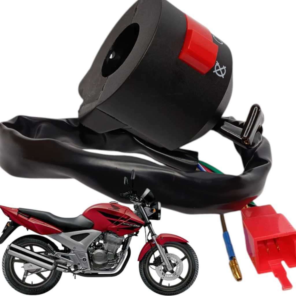 Chave Punho Interruptor de Partida Cbx Twister 250 2006 2007 2008 — imagem 2 de 2
