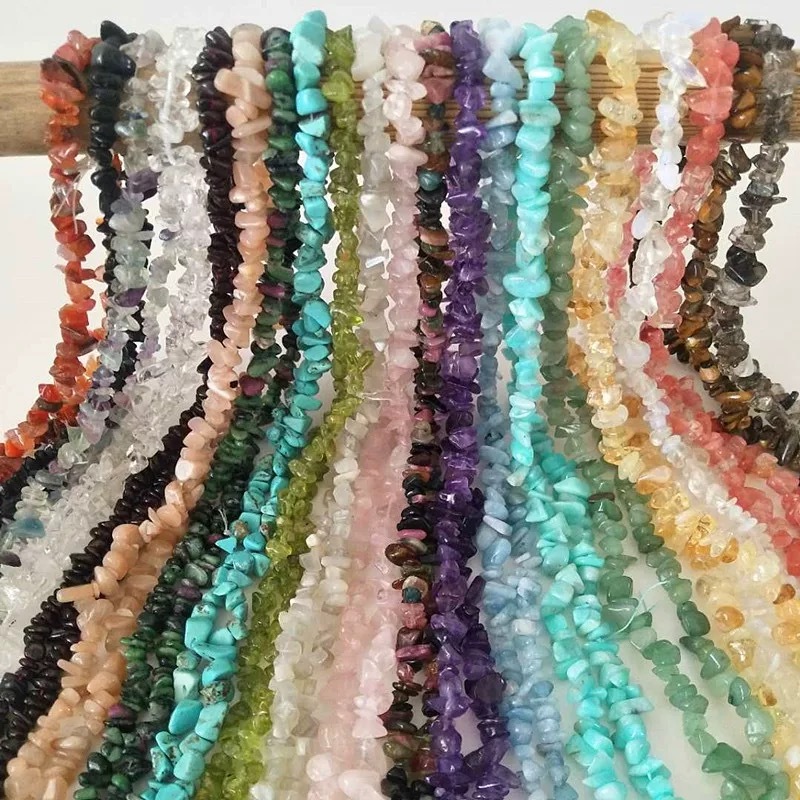 Fio de Pedra em Cascalho Aprox 80cm em Oferta na Shopee