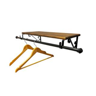 Suporte Arara Com Prateleira E Varão (25x80) em Oferta na Shopee