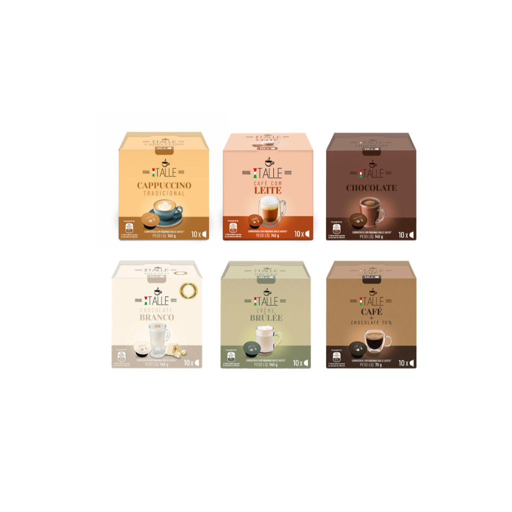 Café Expresso Capsulas Dolce Gusto Lácteos Café Italle 60