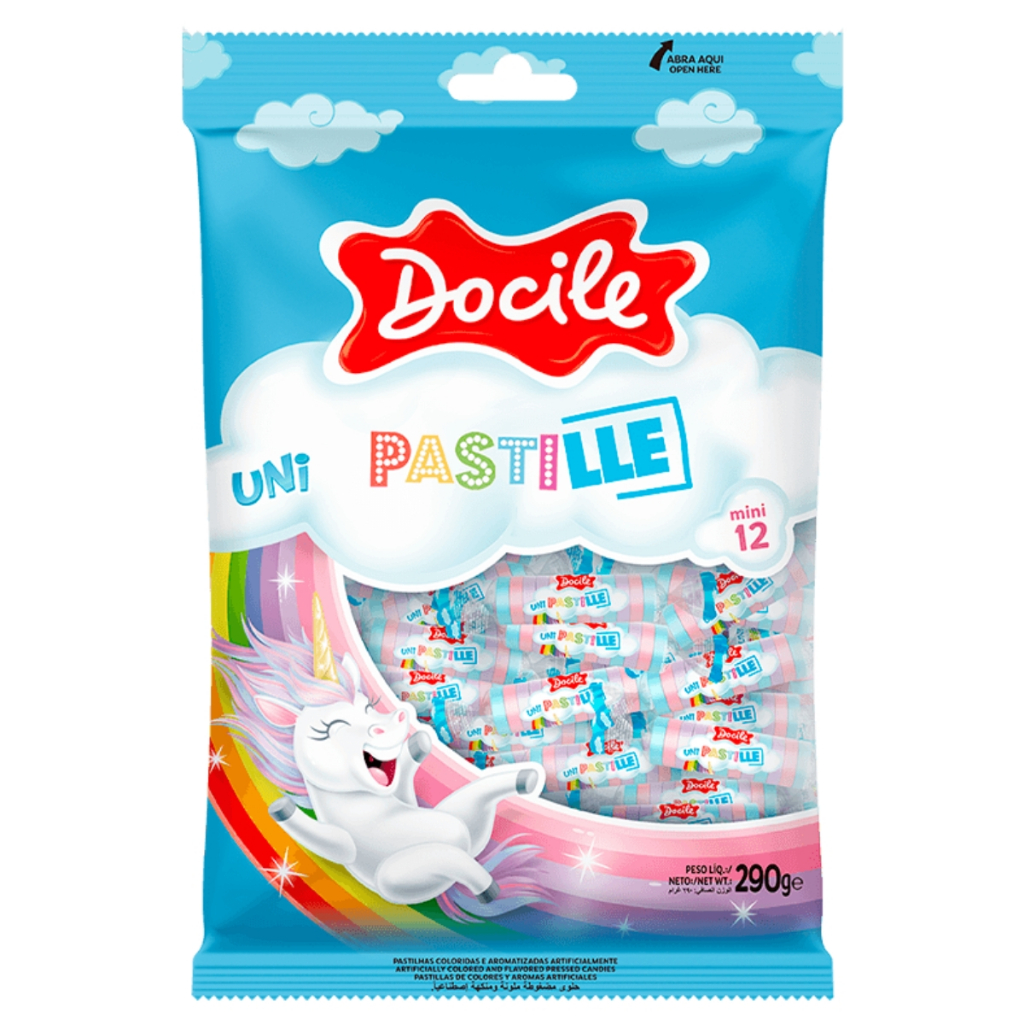 Pastille Mini 12 Unicórnio 290g Docile