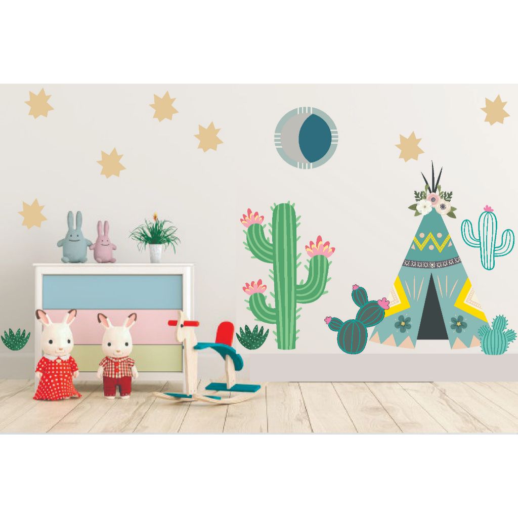 Adesivo decorativo Cactus Oca Elementos Indigenas