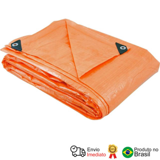 Lona De Polietileno Laranja 3 M X 3 M Vonder em Oferta na Shopee