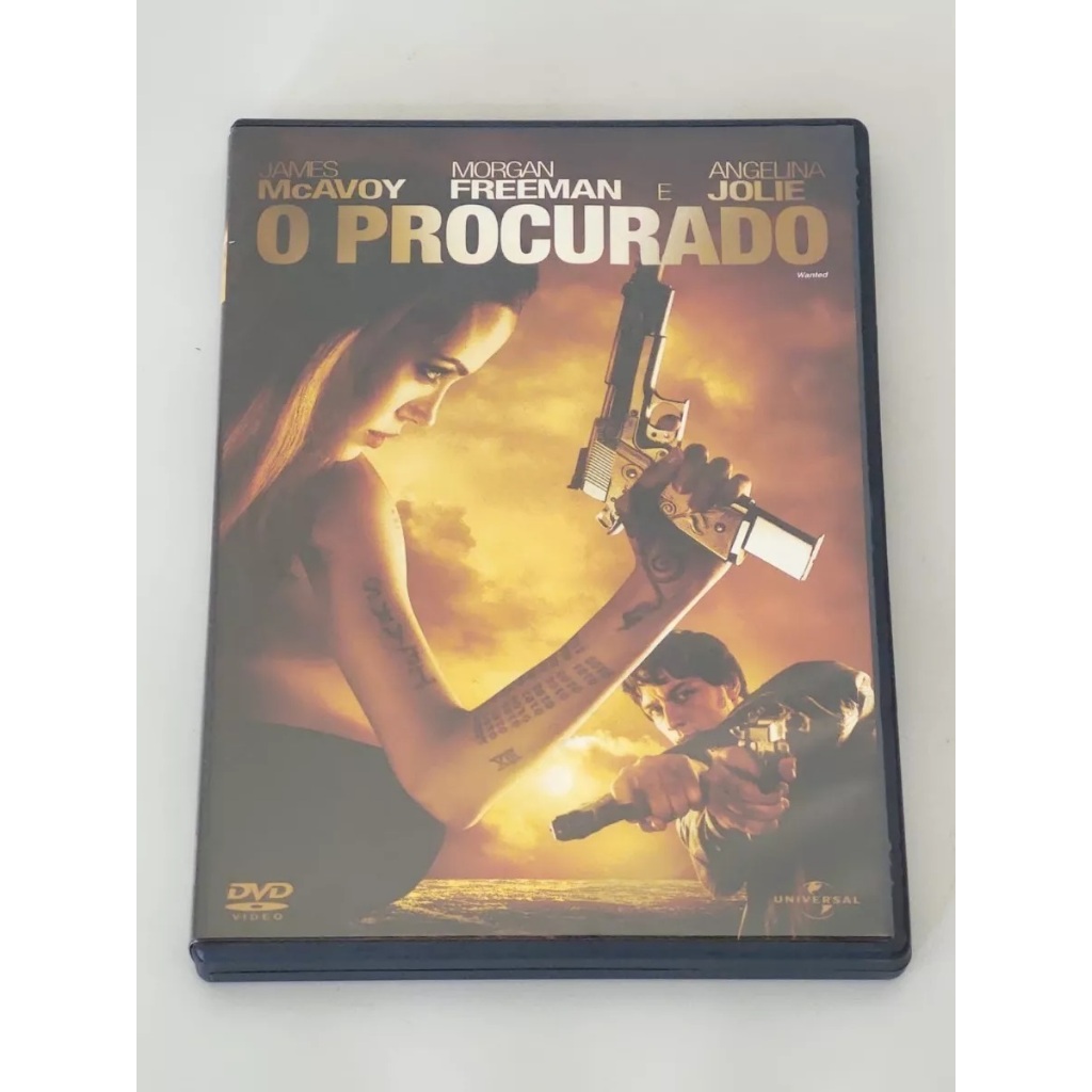 Dvd - O Procurado - Morgan Freeman E Angelina Jolie