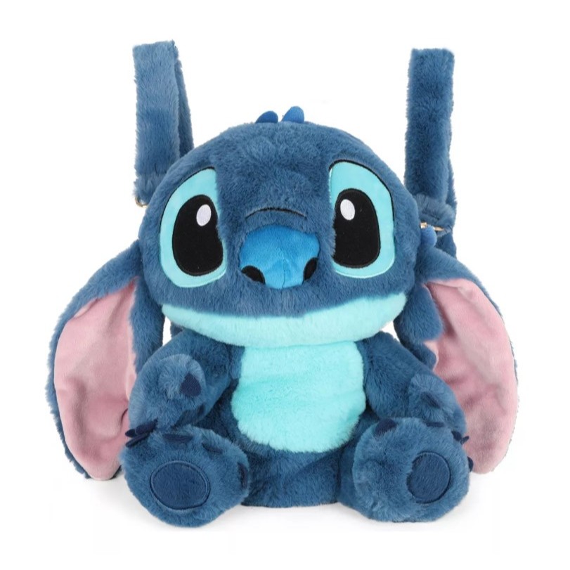 Mini Mochila de Costas 2 em 1 Bolsa Pelúcia Stitch Disney em Oferta na Shopee