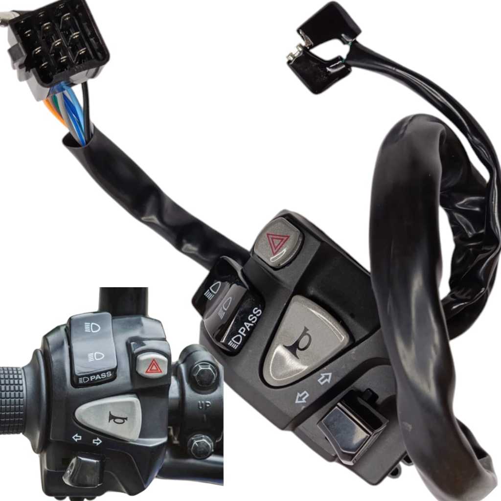 Punho Chave de Luz Cb 650 Nc 750 Para Titan Fan 150 2004 a 2015 — imagem 2 de 2