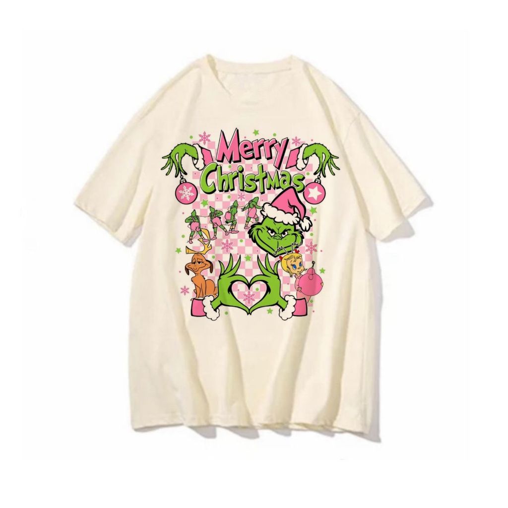 Camiseta Grinch Love Merry Christmas blusa feminina masculina unissex natalino camisa estampada t shirt presente legal