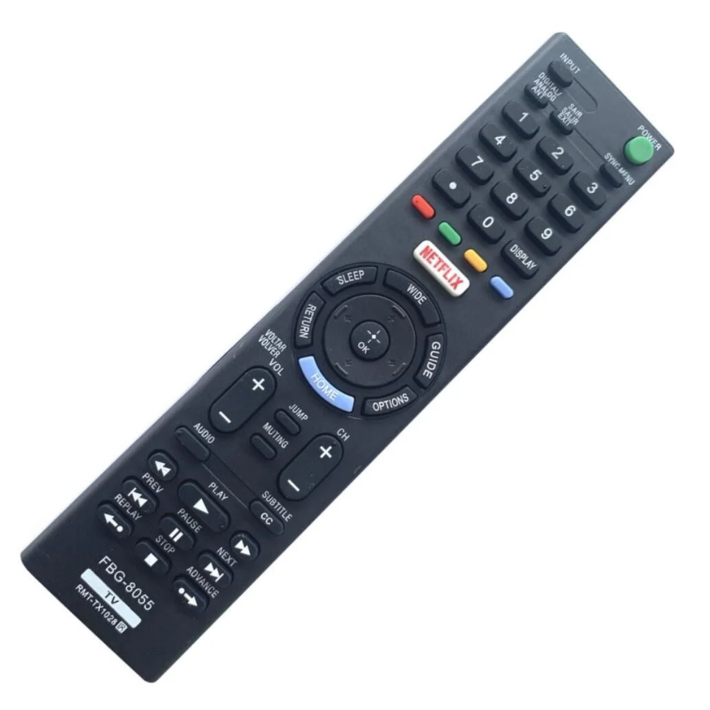 Controle Remoto Tv Compatível Sony Smart Botão Netflix SKY/FBG-8055