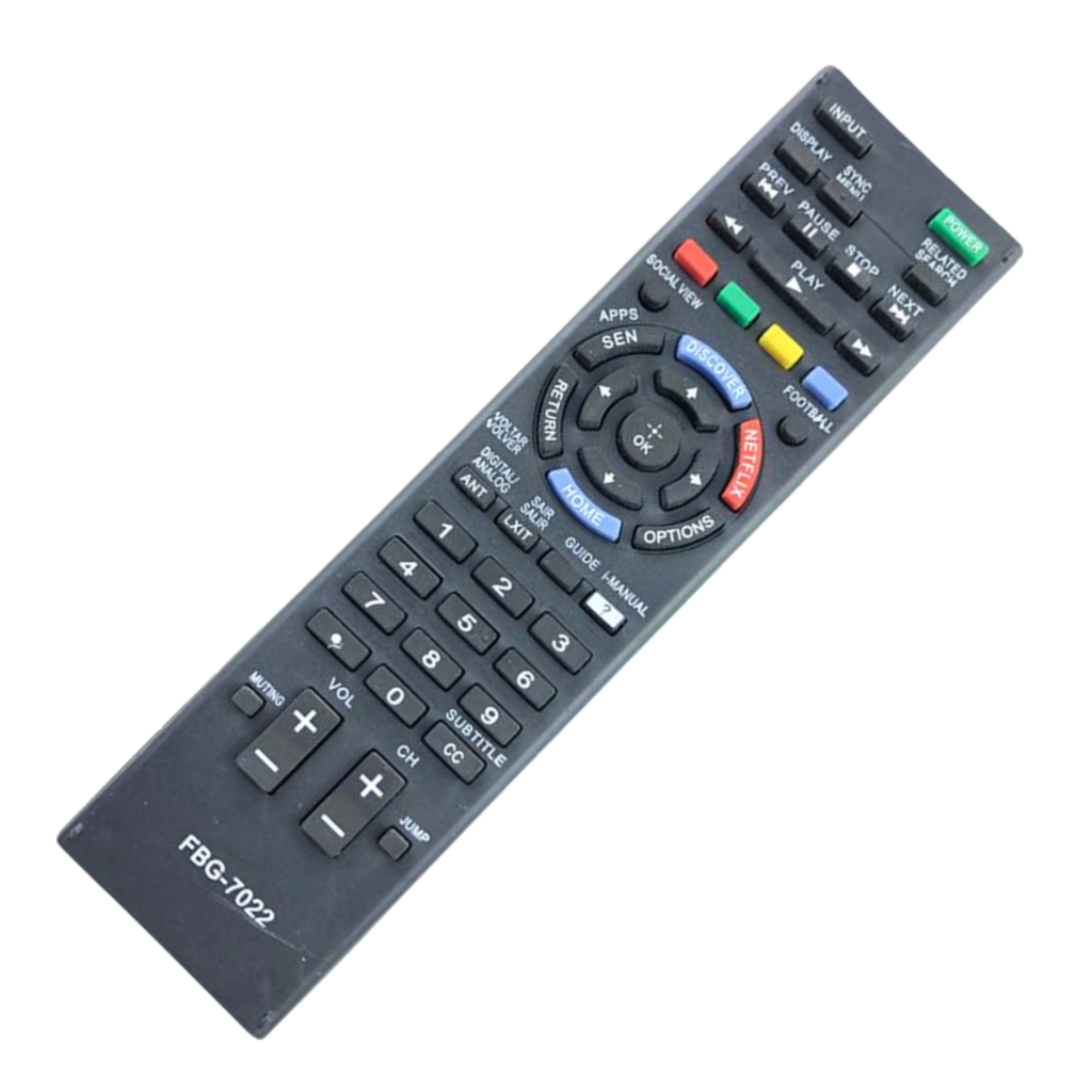 Controle Remoto Tv Sony Bravia Led Botão Netflix SKY-9063 FBG-7022